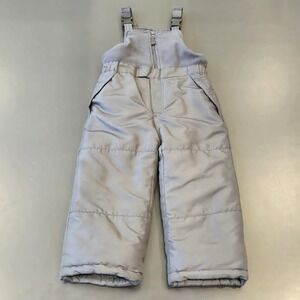 Snow Pants Overalls 4T Kids Unisex OshKosh B'gosh Gray Insulated Winter Outdoor